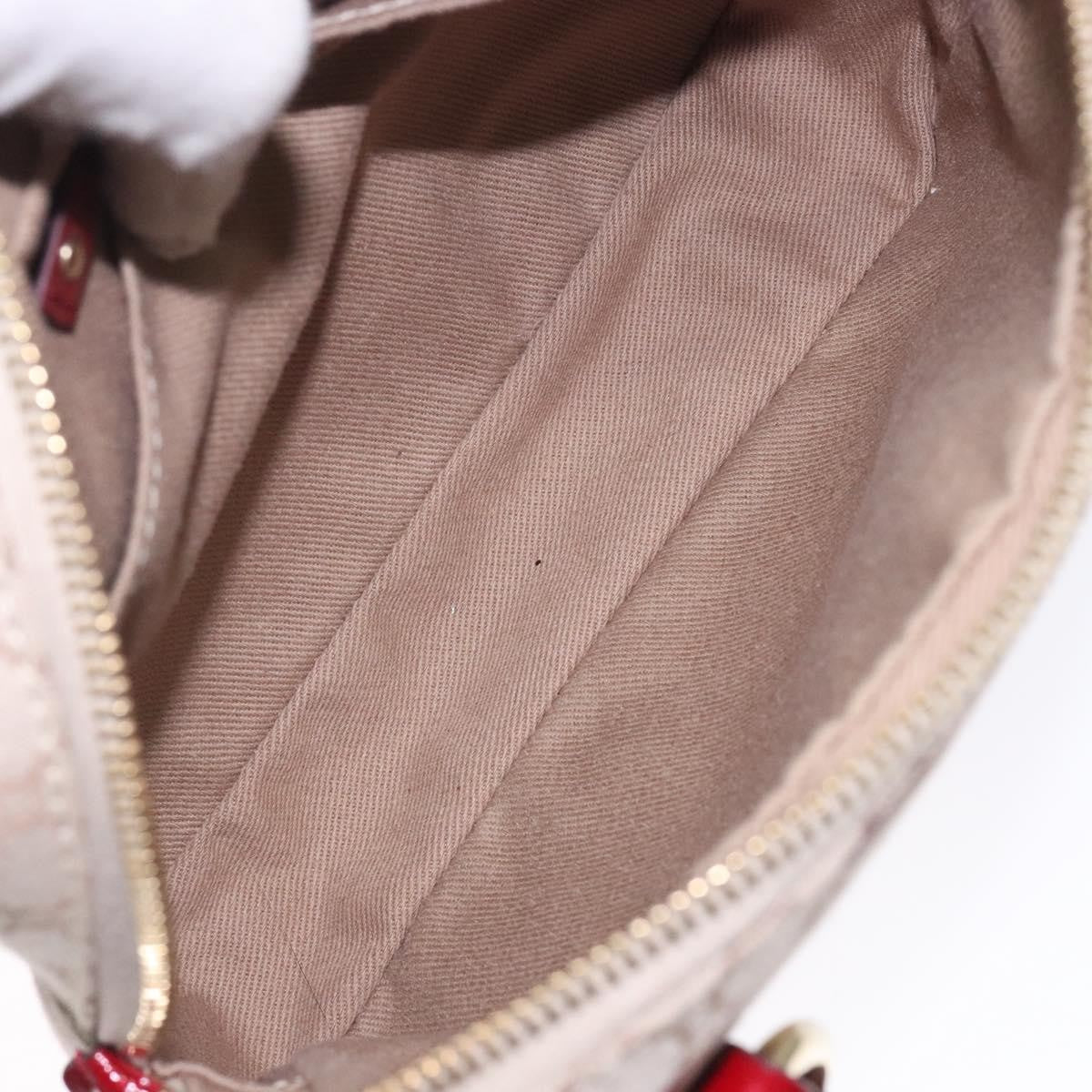 Celine Vintage Macadam Canvas Beige Canvas Shoulder Bag Bag (Pre-Owned)