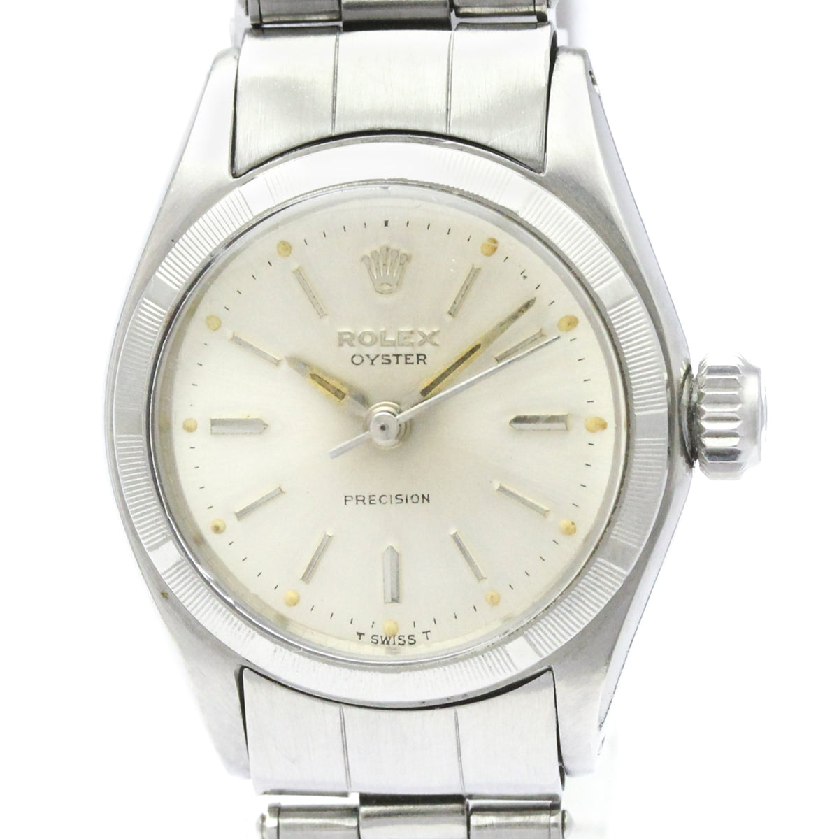 Rolex Oyster Precision Steel Watch (Pre-Owned)