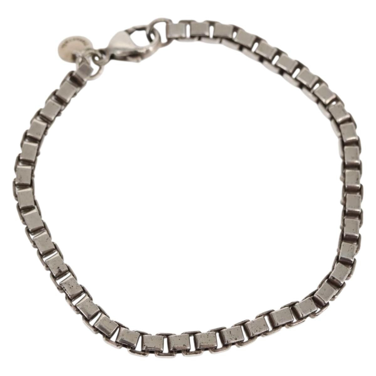 Tiffany & Co. Venetian Link Sterling Silver Silver Silver Bracelet Jewelry (Pre-Owned)