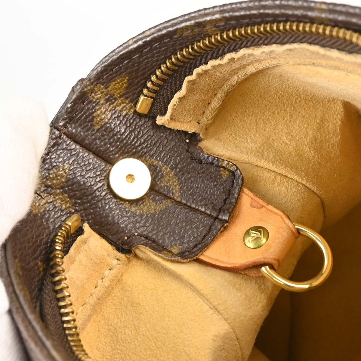Louis Vuitton Looping Monogram Canvas Brown Canvas Handbag (Pre-Owned)