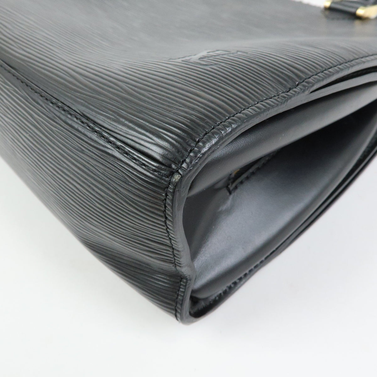 Louis Vuitton Pont Neuf Epi Leather Black Leather Handbag (Pre-Owned)