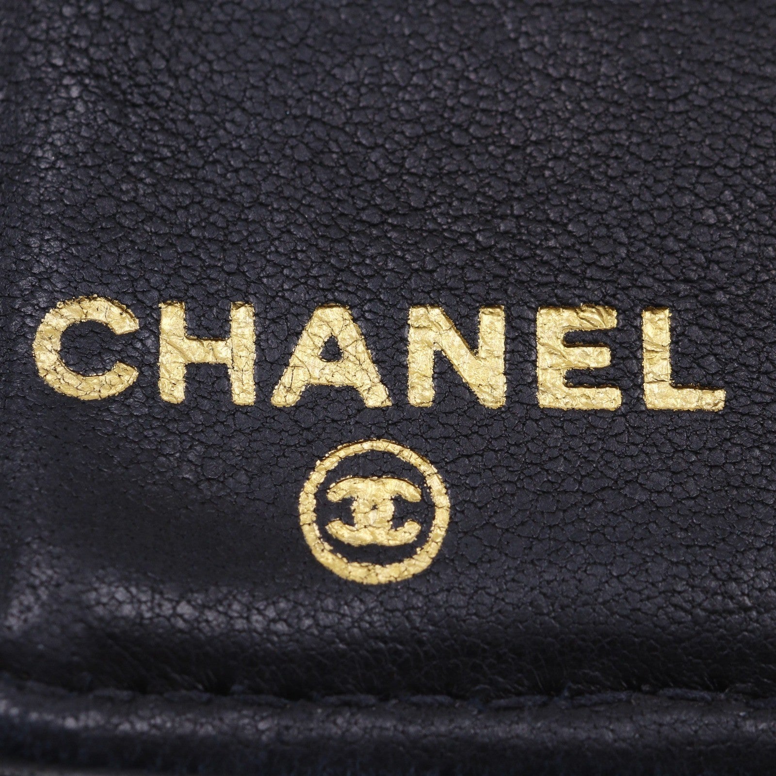 Chanel Timeless Cc French Caviar Black Leather Wallets Accessory (Pre-Owned)