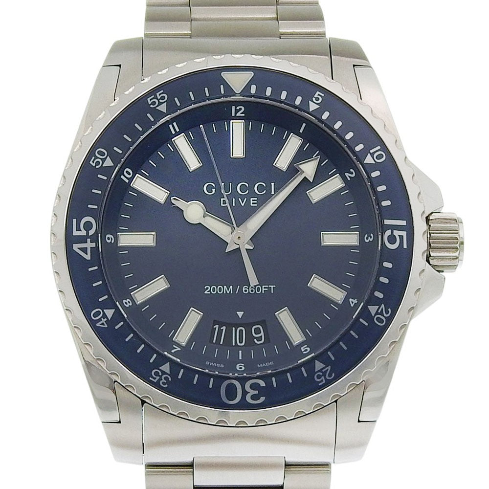 Gucci Dive 200M Quartz Stainless Steel Watch (Pre-Owned)
