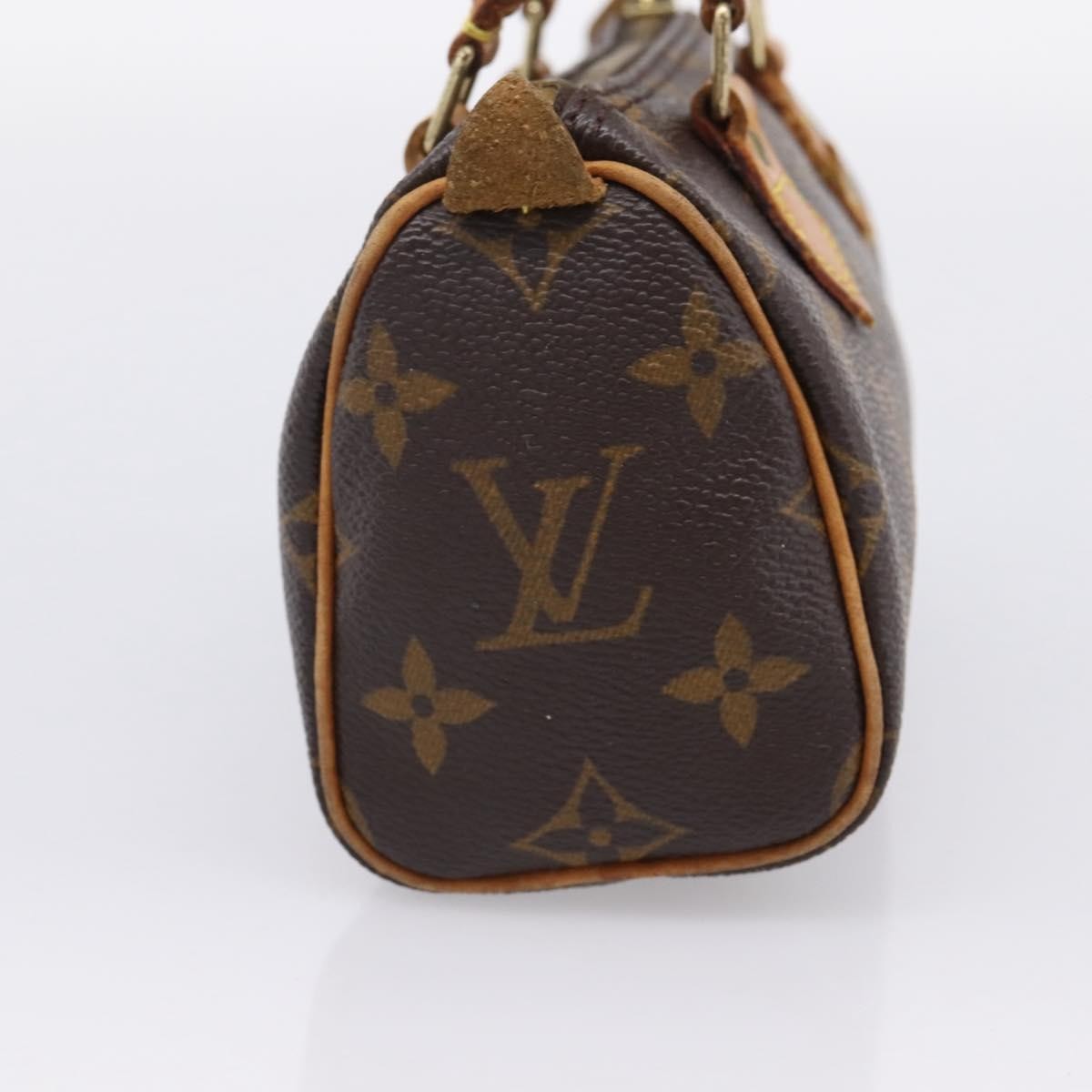 Louis Vuitton Speedy Mini Hl Monogram Canvas Brown Canvas Handbag (Pre-Owned)