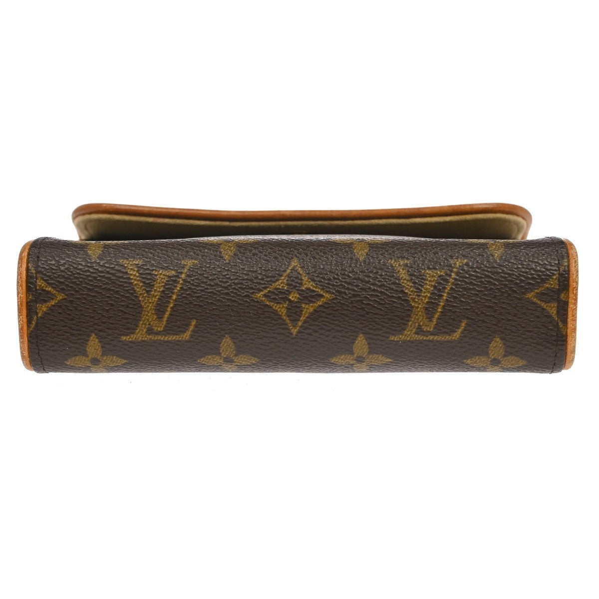 Louis Vuitton Florentine Waist Monogram Canvas Brown Canvas Handbag (Pre-Owned)