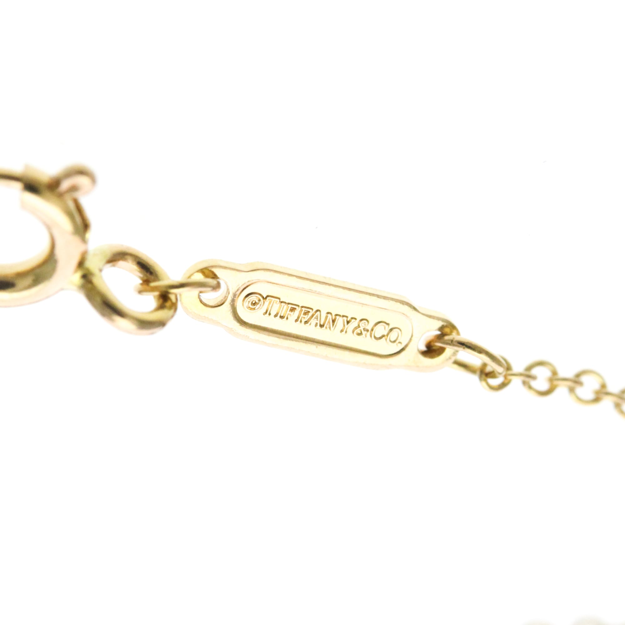 Tiffany & Co. T Smile Pendant 18K Rose Gold Pink Pink_Gold Necklace Jewelry (Pre-Owned)