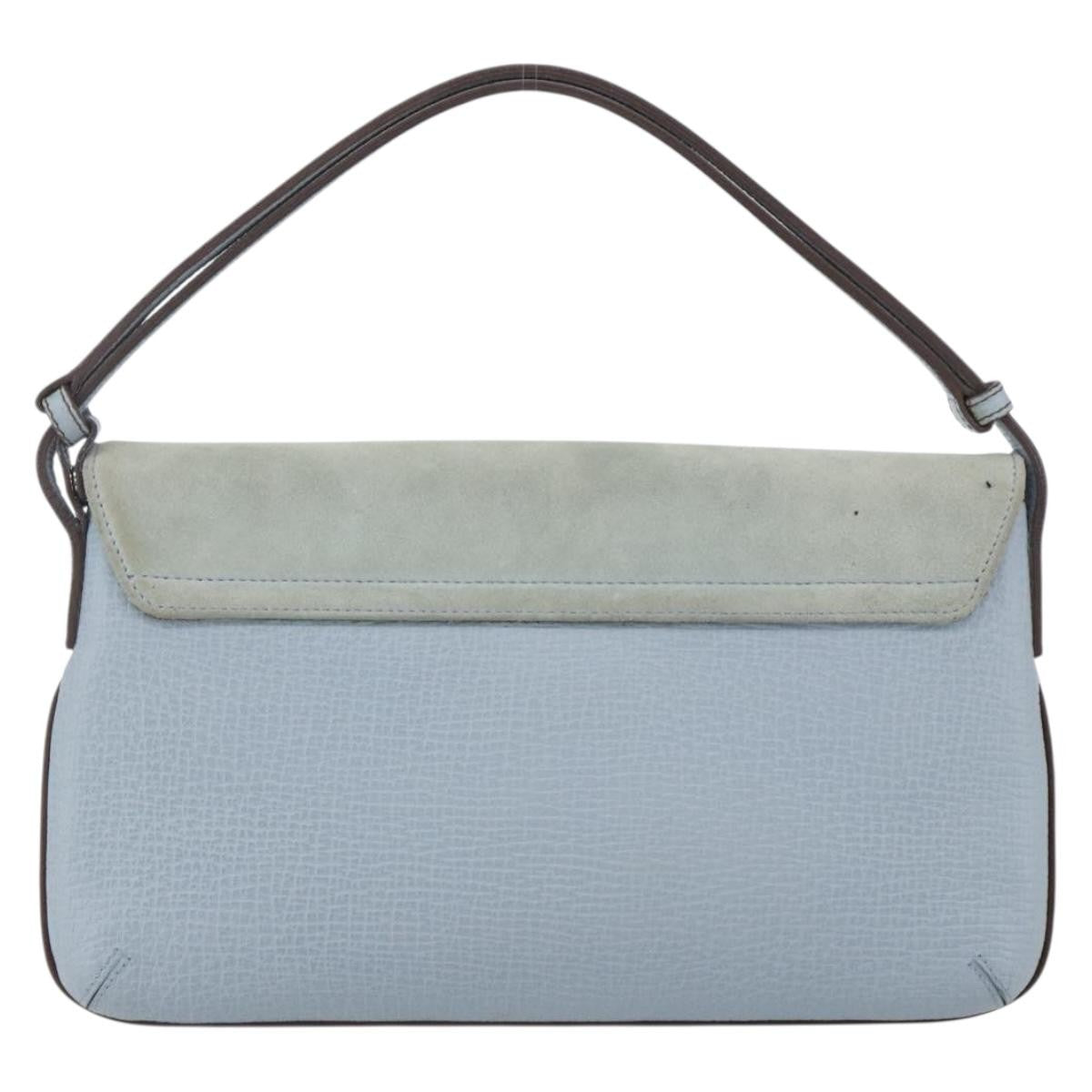 Loewe Vintage Leather Blue Leather Handbag (Pre-Owned)