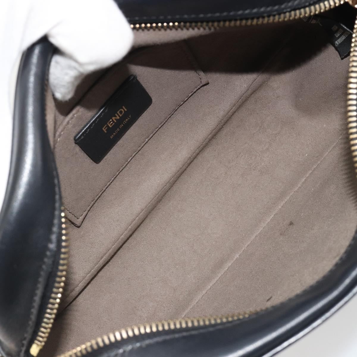 Fendi F Is Fendi Camera Leather Navy Leather Shoulder Bag Bag (Pre-Owned)