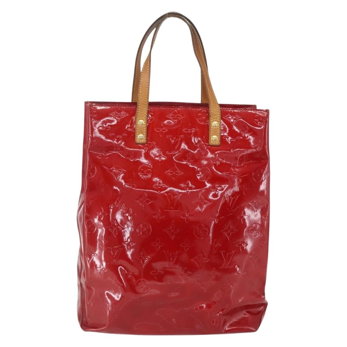 Louis Vuitton Reade Monogram Vernis Red Patent_Leather Handbag (Pre-Owned)