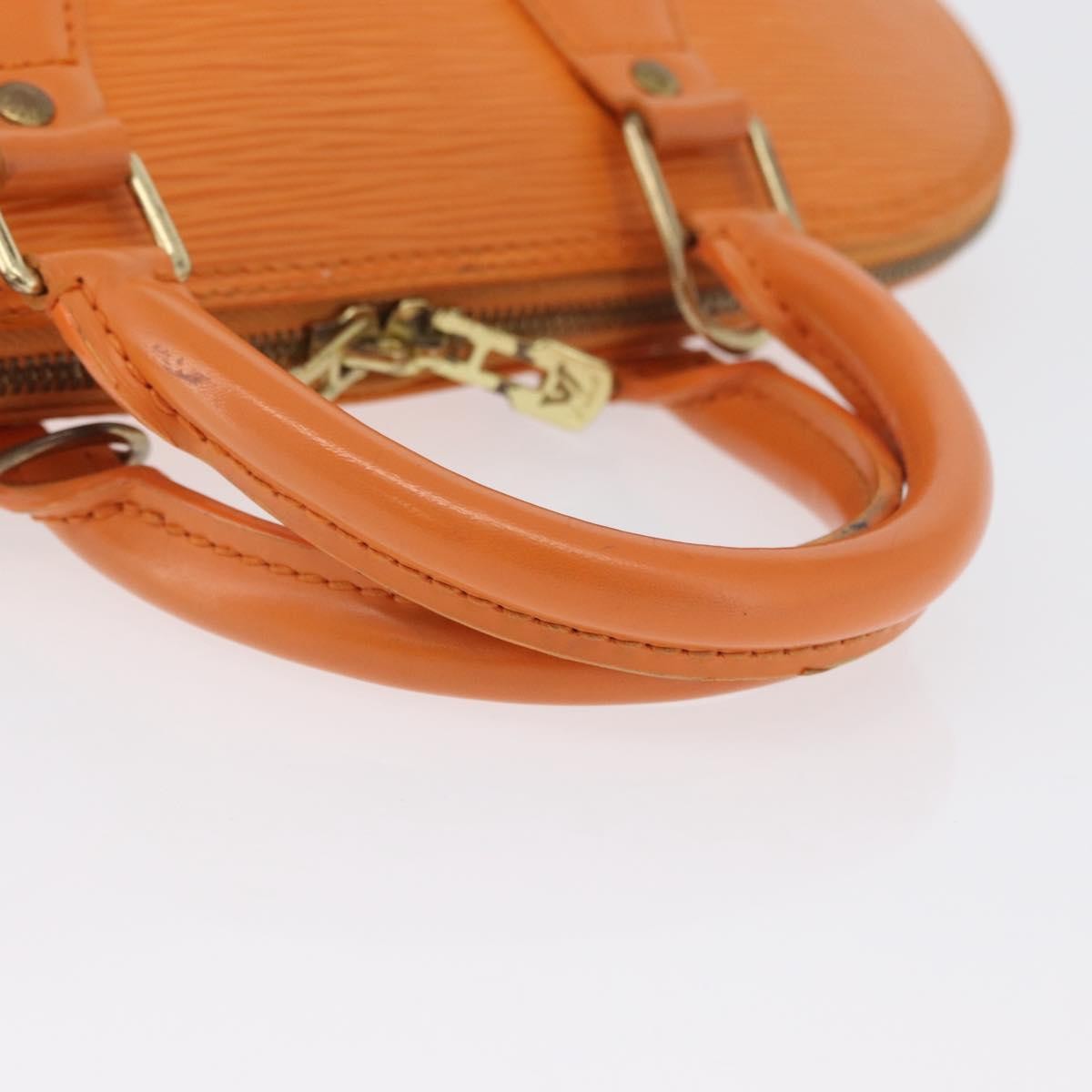 Louis Vuitton Vintage Alma Epi Leather Orange Leather Handbag (Pre-Owned)
