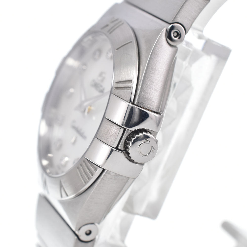 Omega Constellation Quartz Stainless Steel With Diamond Markers And Mother Of Pearl Watch (Pre-Owned)