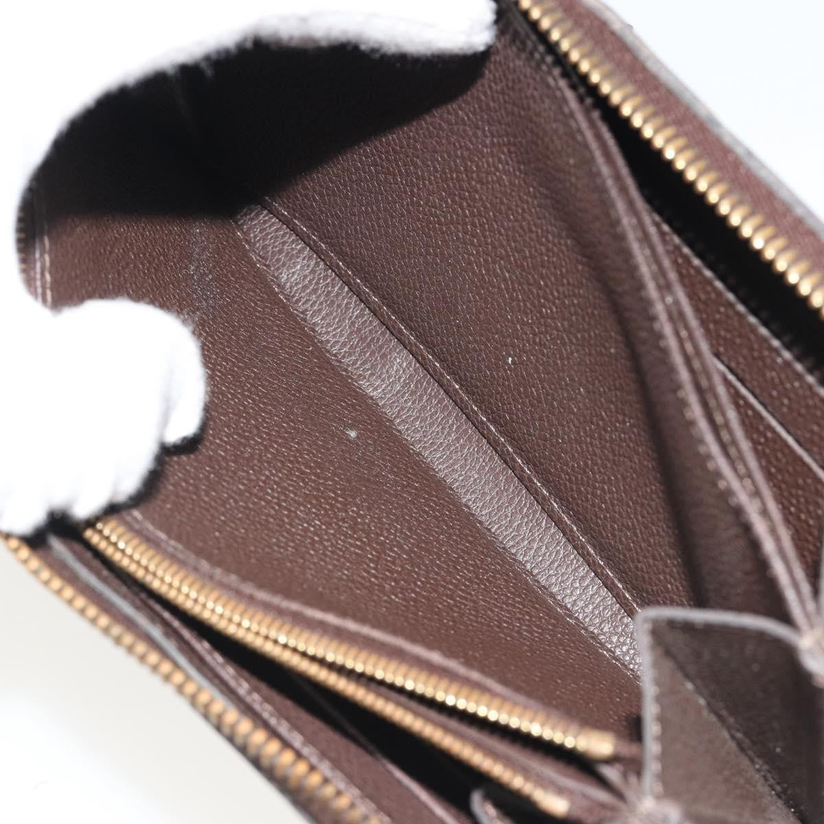 Louis Vuitton Zippy Wallet Nm Leather Empreinte Brown Leather Wallets Accessory (Pre-Owned)
