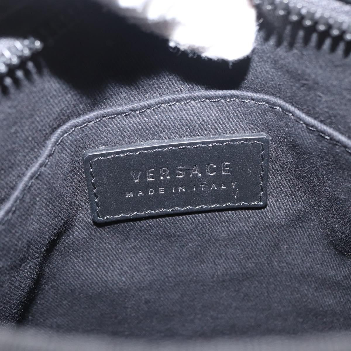 Versace Vintage Nylon Navy Nylon Shoulder Bag Bag (Pre-Owned)