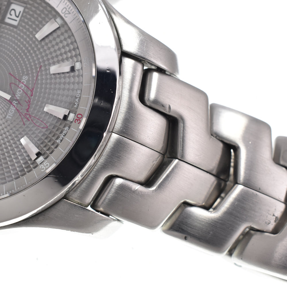 Tag Heuer Link Tiger Woods Automatic Stainless Steel Watch (Pre-Owned)