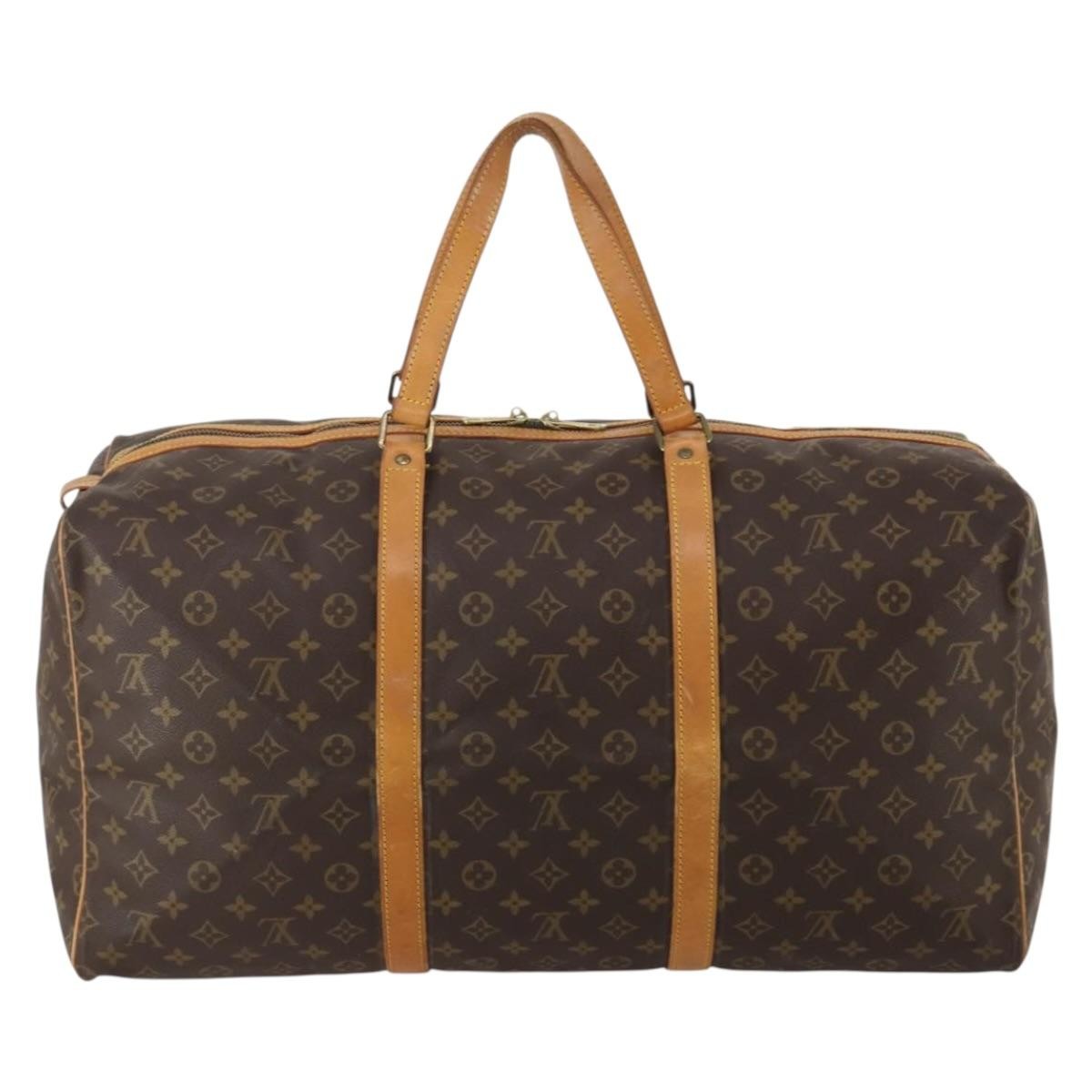 Louis Vuitton Sac Souple Monogram Brown Canvas Handbag (Pre-Owned)