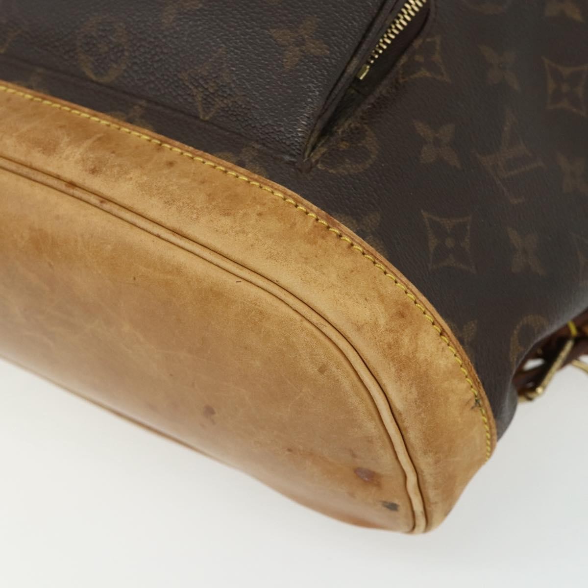 Louis Vuitton Vintage Montsouris Monogram Canvas Brown Canvas Backpack Bag (Pre-Owned)