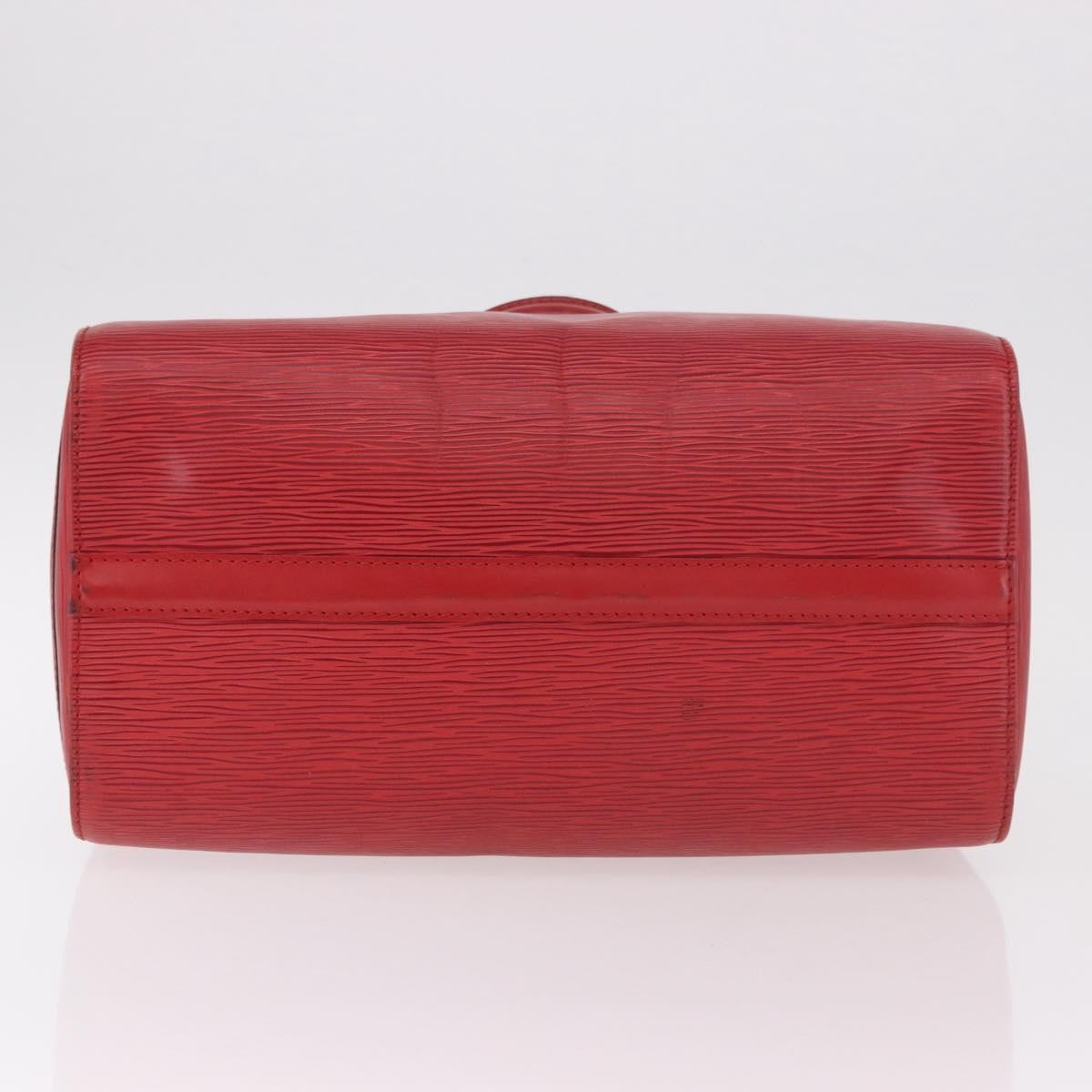 Louis Vuitton Speedy Epi Leather Red Leather Handbag (Pre-Owned)