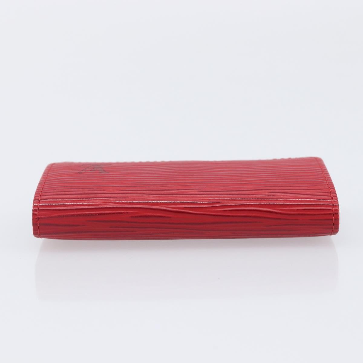Louis Vuitton Multiclés 4 Cuir Verni Red Leather Wallets Accessory (Pre-Owned)