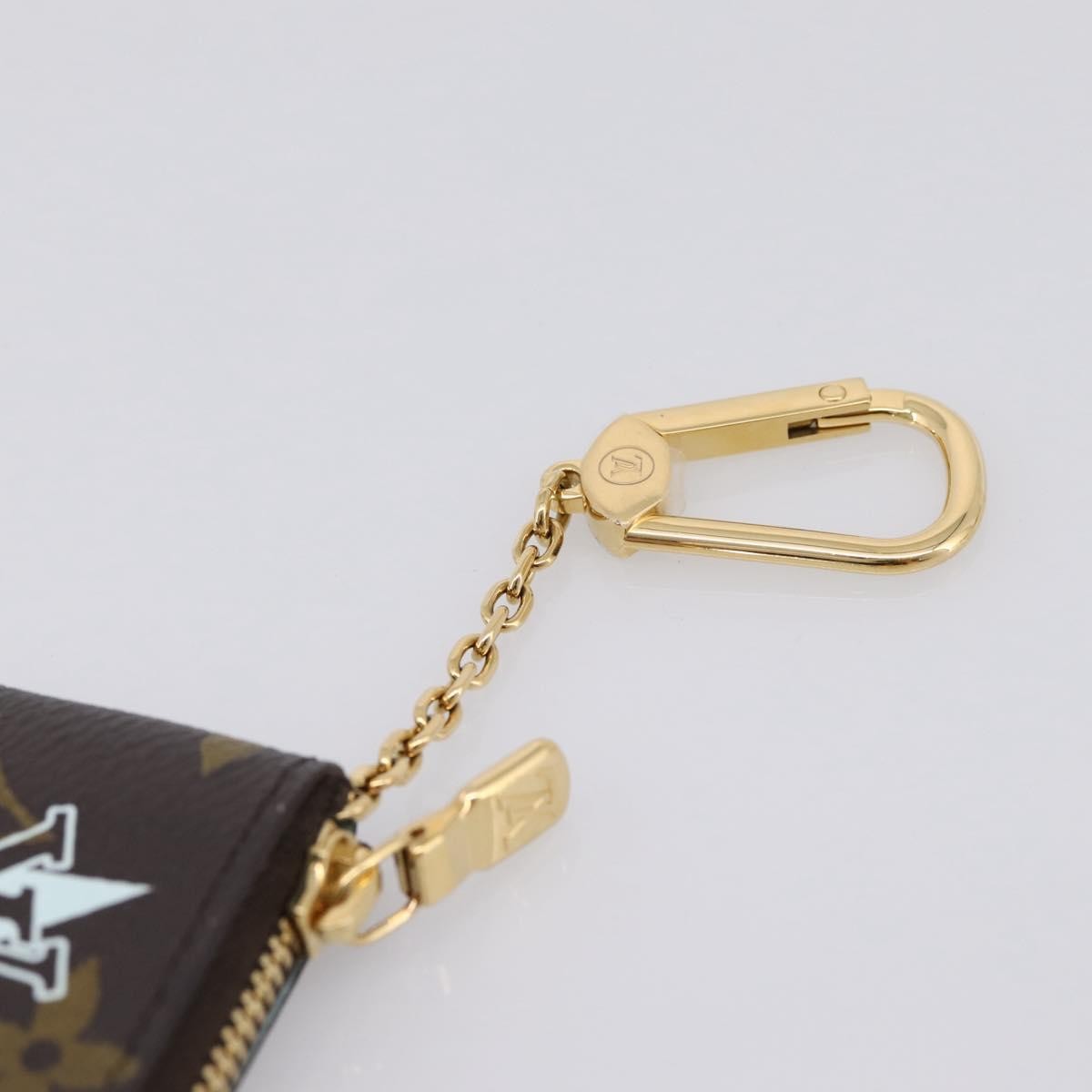 Louis Vuitton Pochette Clés Monogram Vivienne Brown Canvas Wallets Accessory (Pre-Owned)