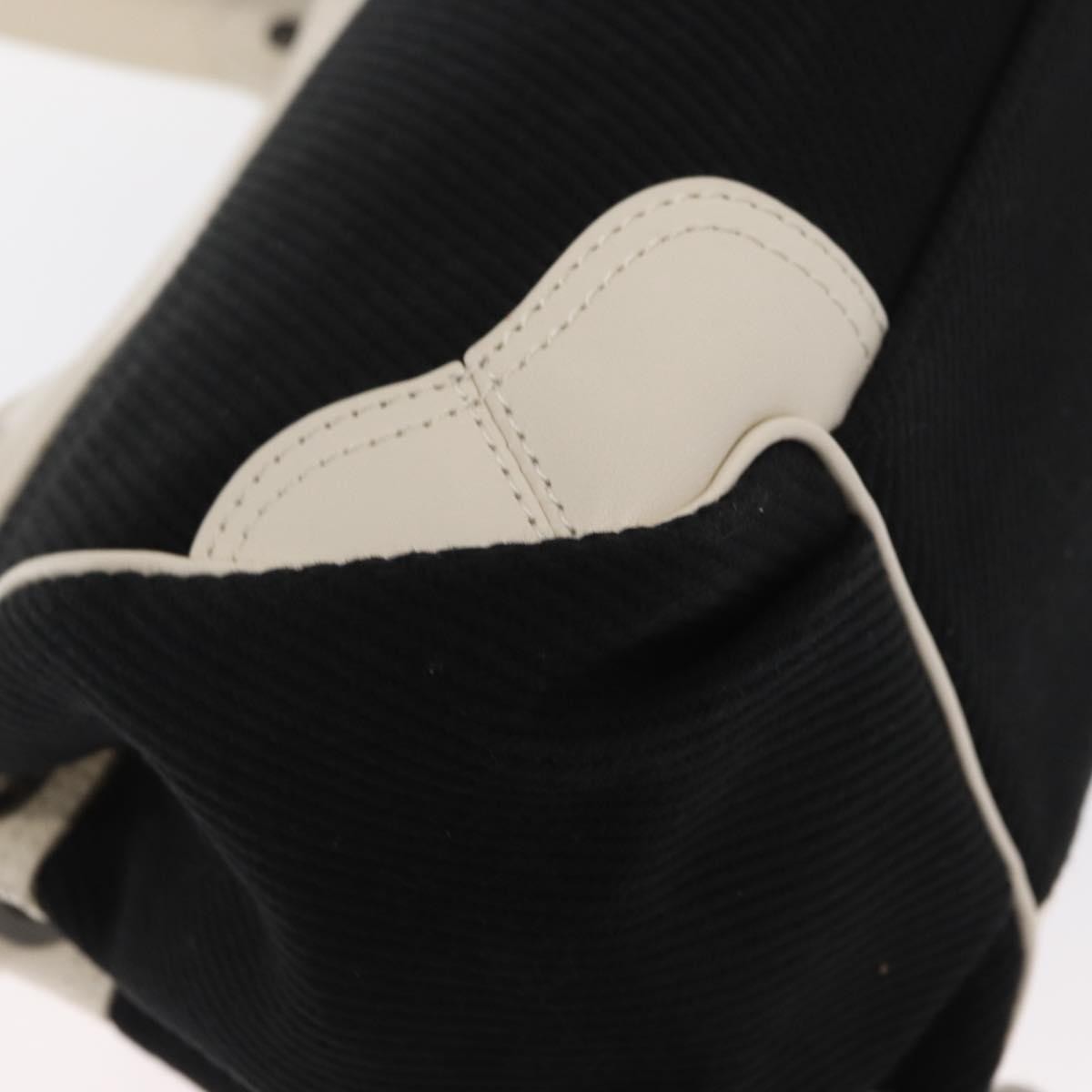 Burberry Vintage Canvas Black Canvas Handbag (Pre-Owned)
