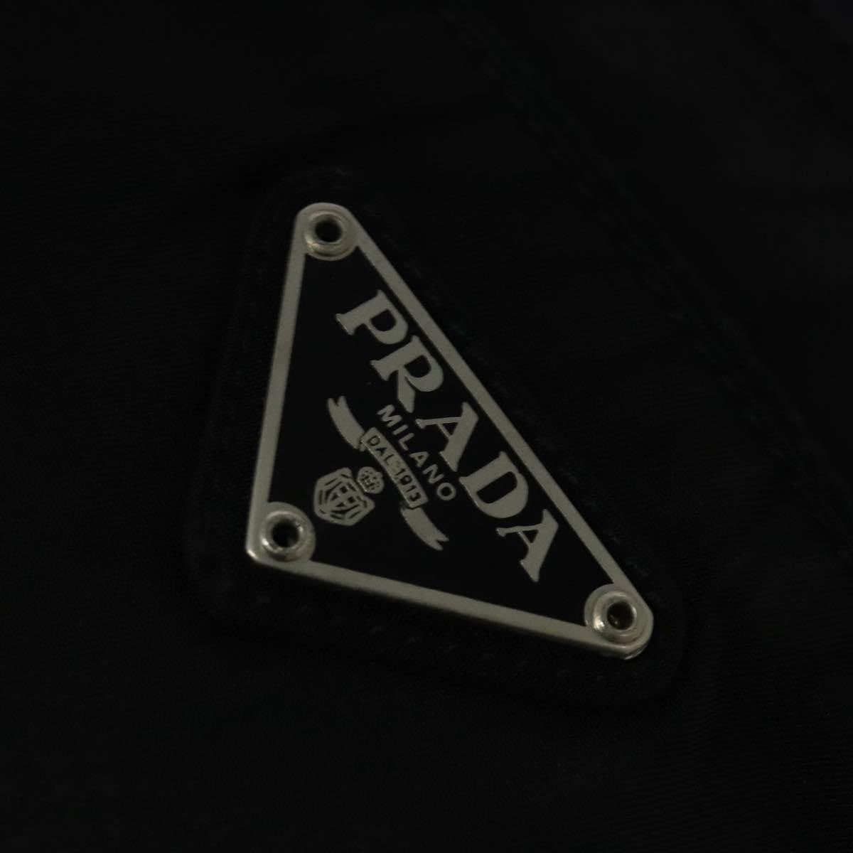 Prada Front Pocket Messenger Tessuto Black Nylon Shoulder Bag Bag (Pre-Owned)
