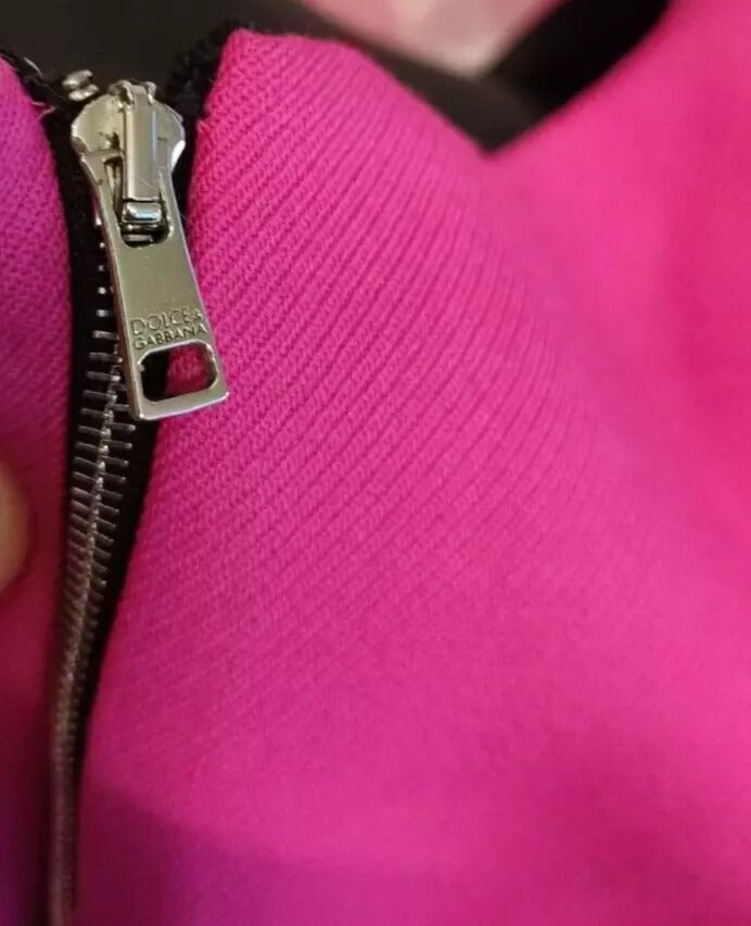 Dolce & Gabbana Pink Sleeveless Bodycon A-line Mini Women's Dress