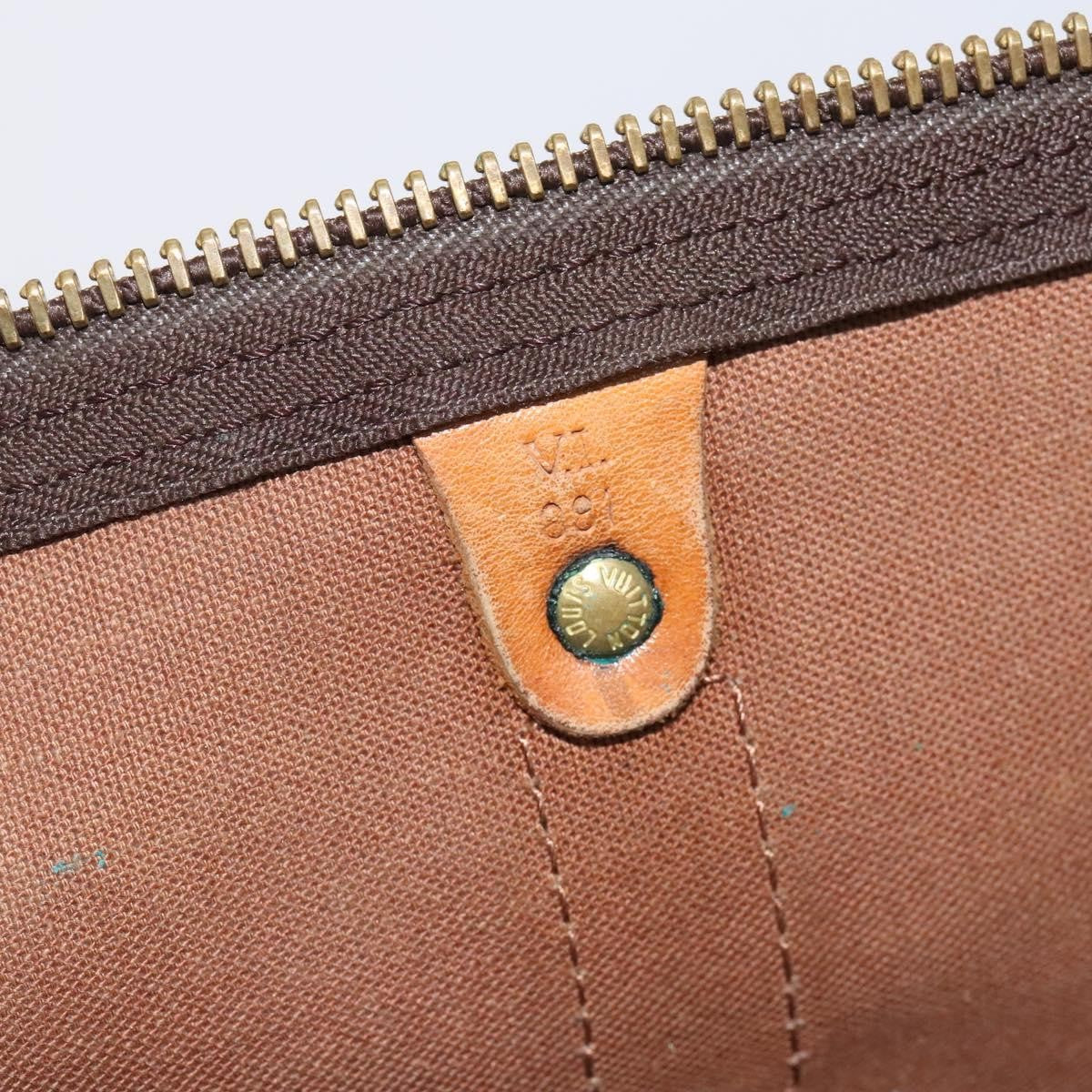 Louis Vuitton Keepall Monogram Canvas Brown Canvas Travel Bag Bag (Pre-Owned)