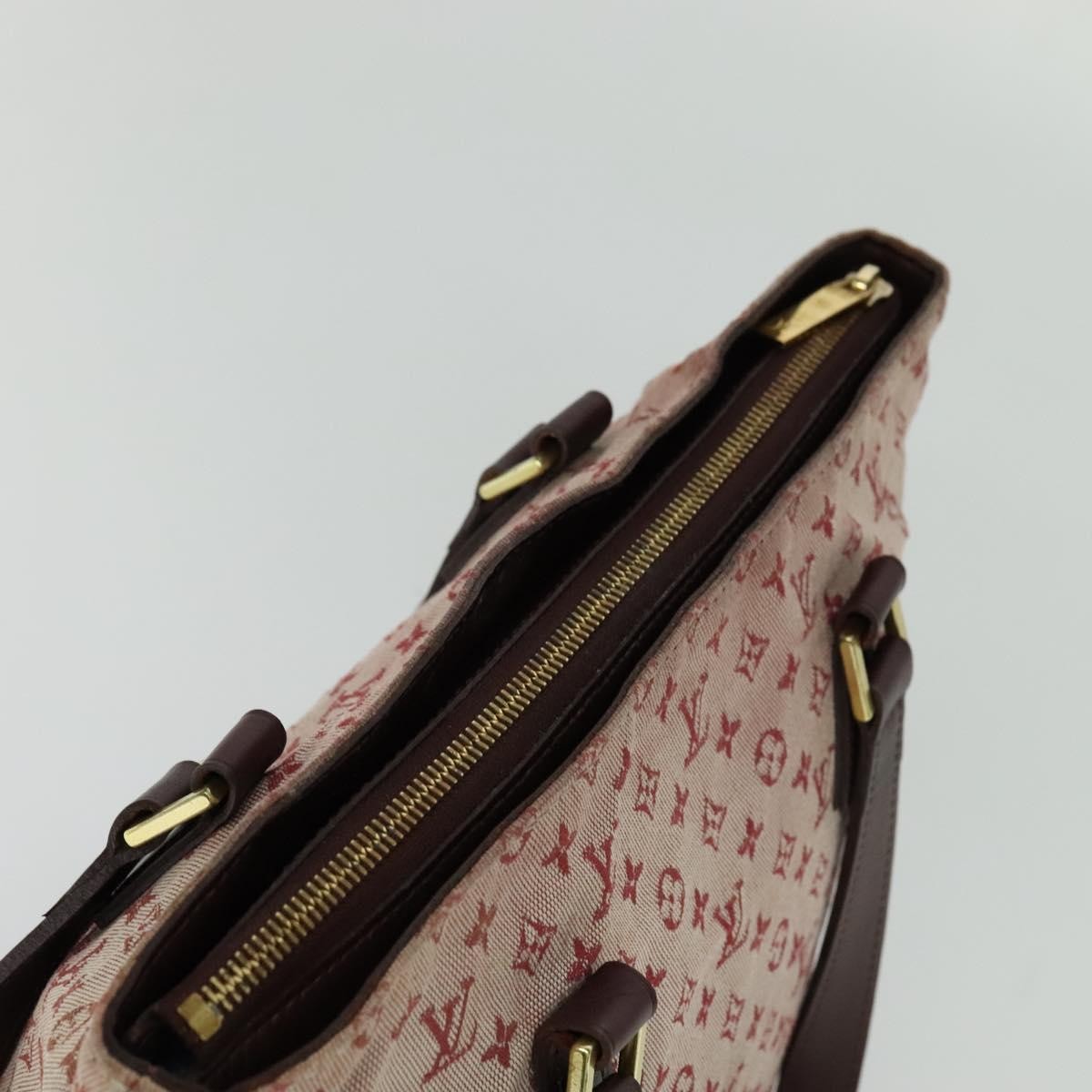 Louis Vuitton Cabas Piano Monogram Canvas Red Canvas Bag (Pre-Owned)