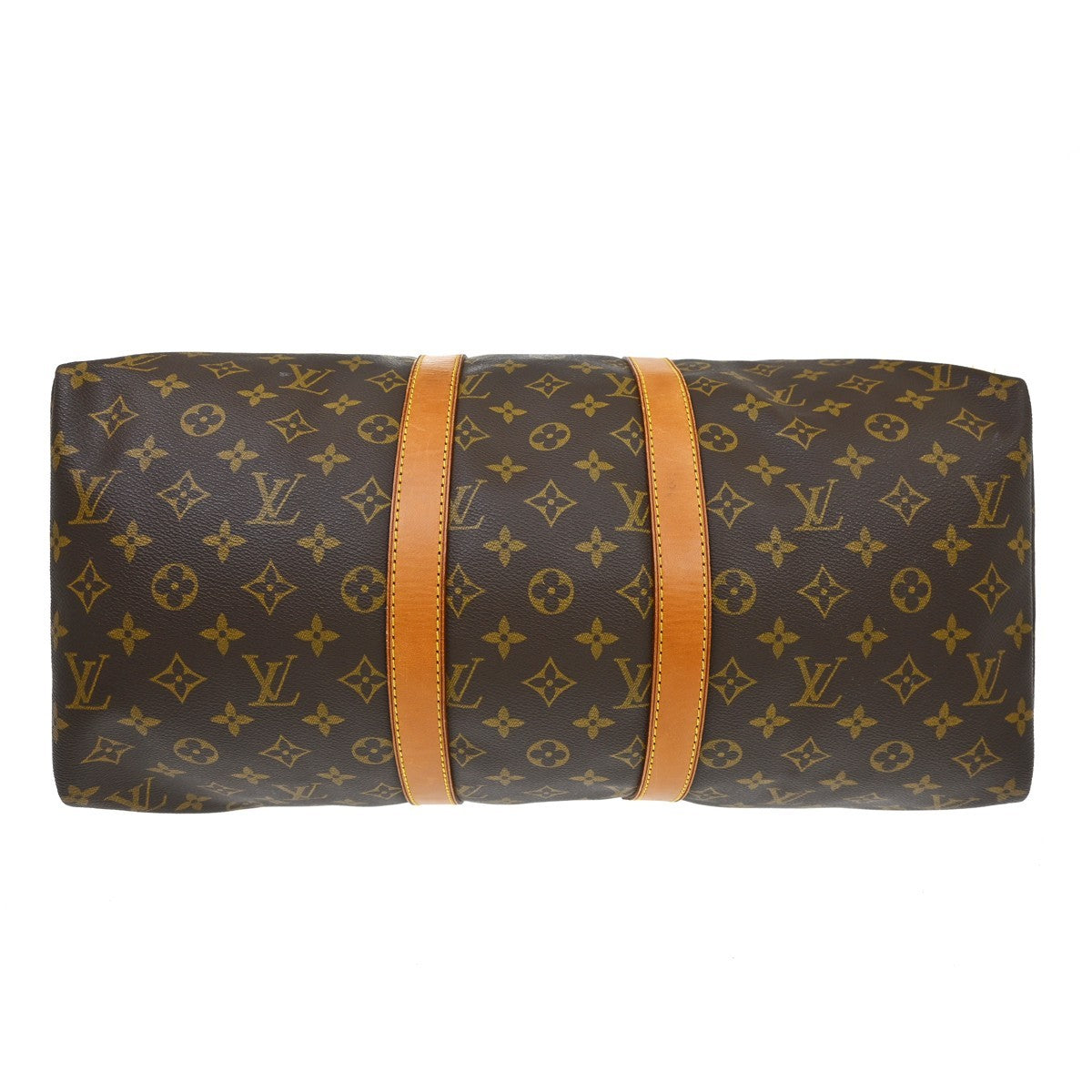 Louis Vuitton Keepall Monogram Canvas Brown Canvas Travel Bag Bag (Pre-Owned)