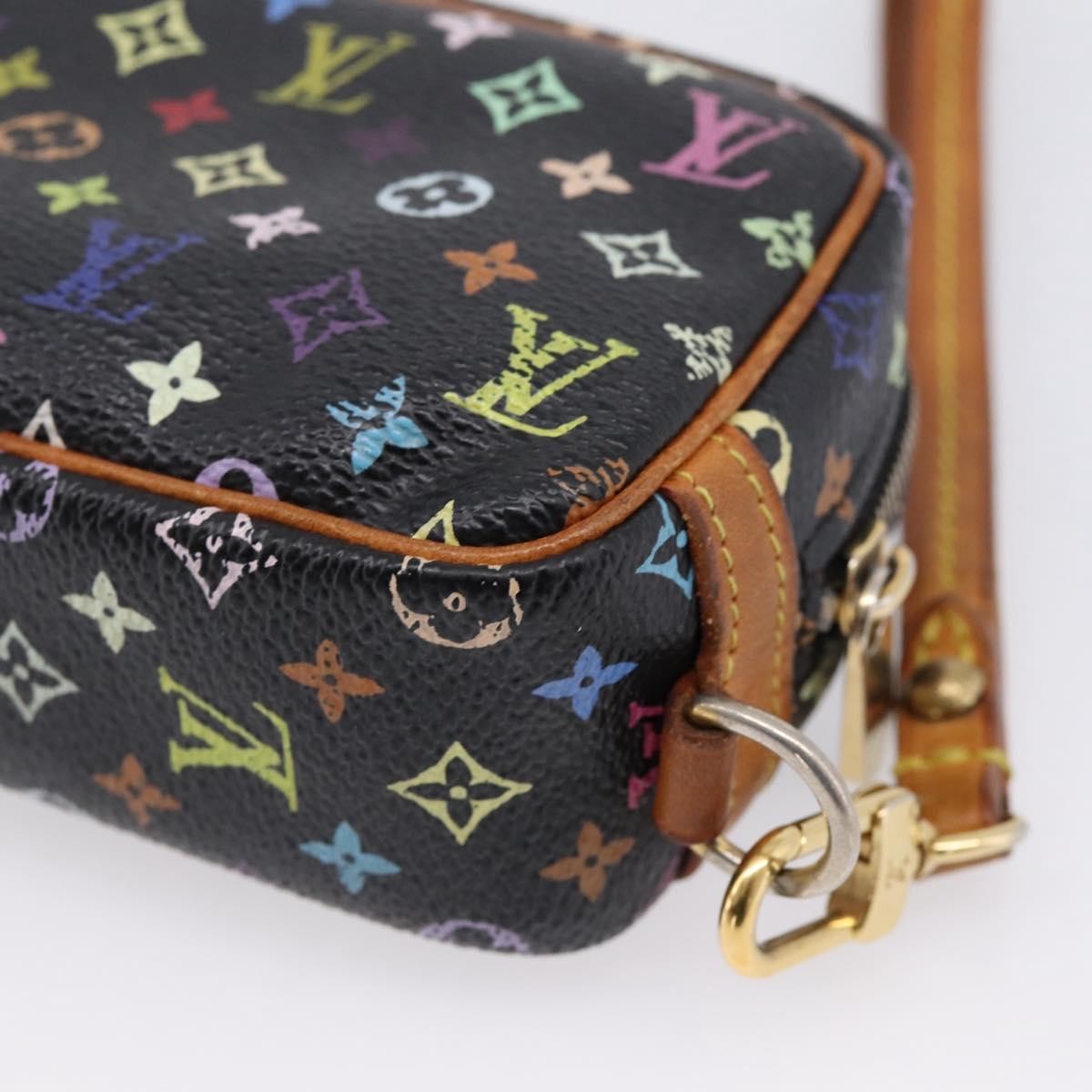 Louis Vuitton Wapity Trousse Monogram Multicolor Black Canvas Clutche & Pouche Bag (Pre-Owned)