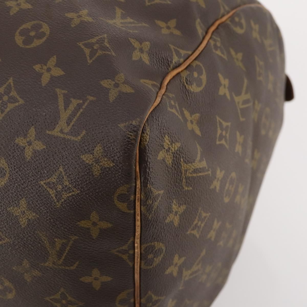 Louis Vuitton Keepall Monogram Canvas Brown Canvas Travel Bag Bag (Pre-Owned)