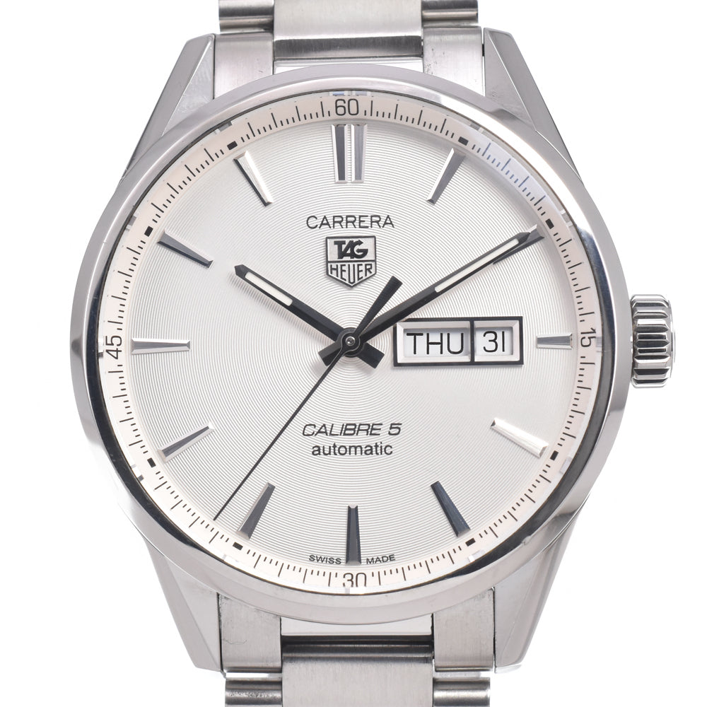 Tag Heuer Carrera Calibre 5 Automatic Stainless Steel Watch (Pre-Owned)