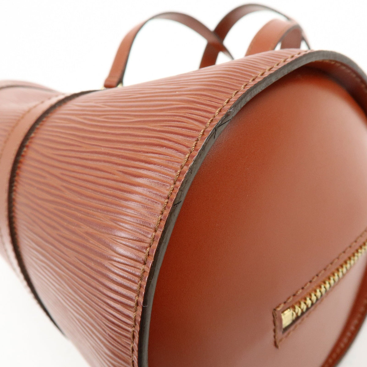 Louis Vuitton Soufflot Epi Leather Brown Leather Handbag (Pre-Owned)
