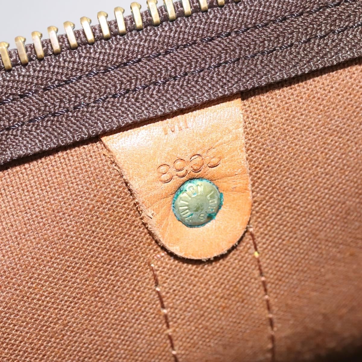 Louis Vuitton Keepall Monogram Canvas Brown Canvas Travel Bag Bag (Pre-Owned)