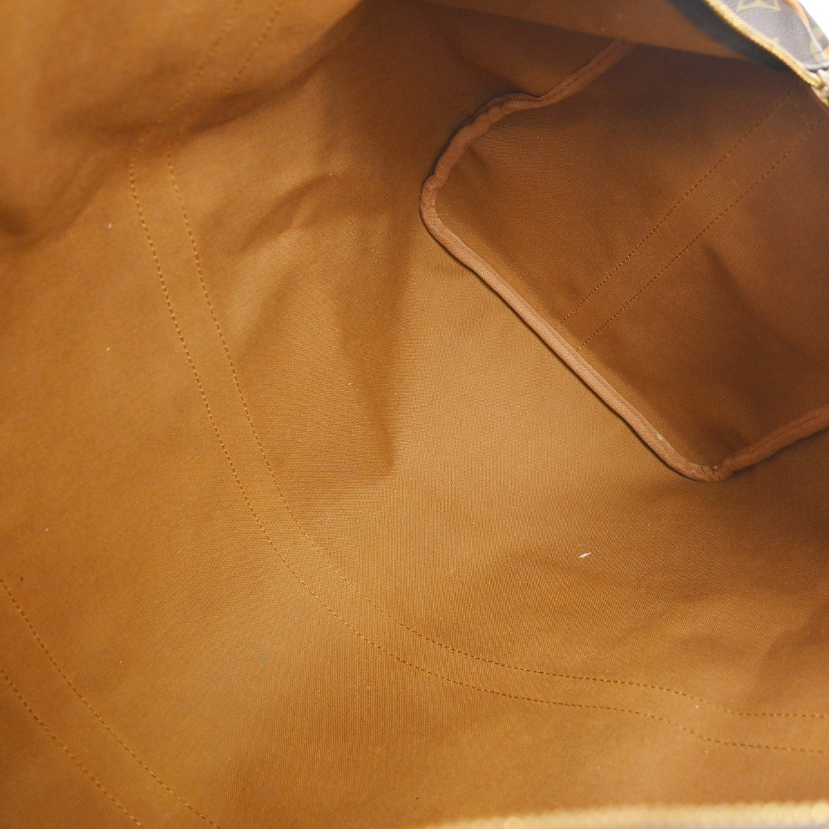 Louis Vuitton Keepall Bandouliere Monogram Canvas Brown Canvas Travel Bag Bag (Pre-Owned)