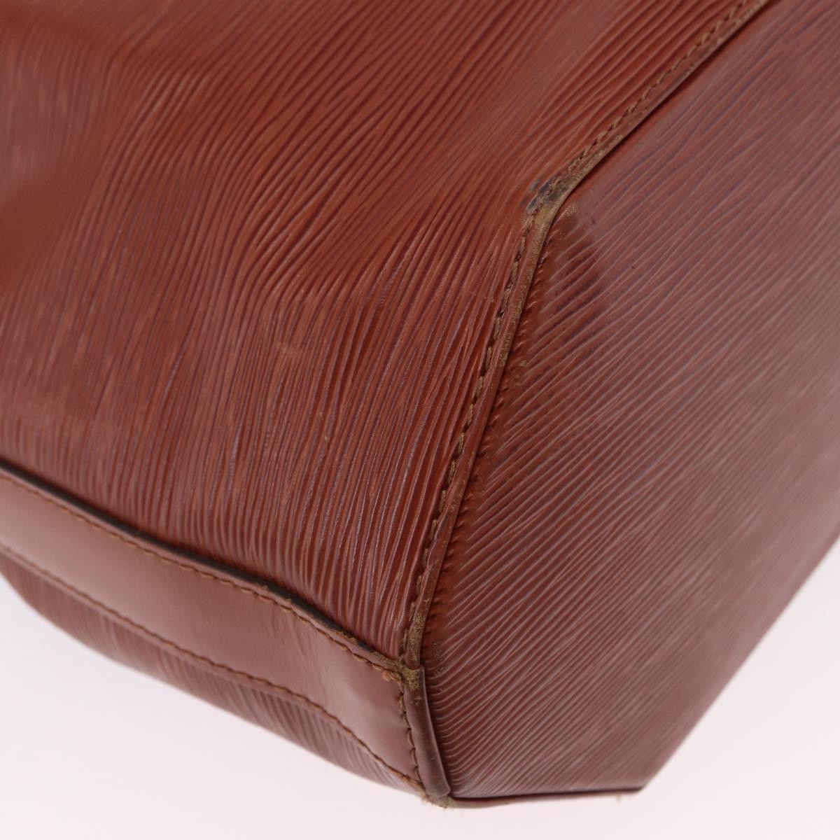 Louis Vuitton Vintage Sac D'epaule Epi Leather Brown Leather Shoulder Bag Bag (Pre-Owned)