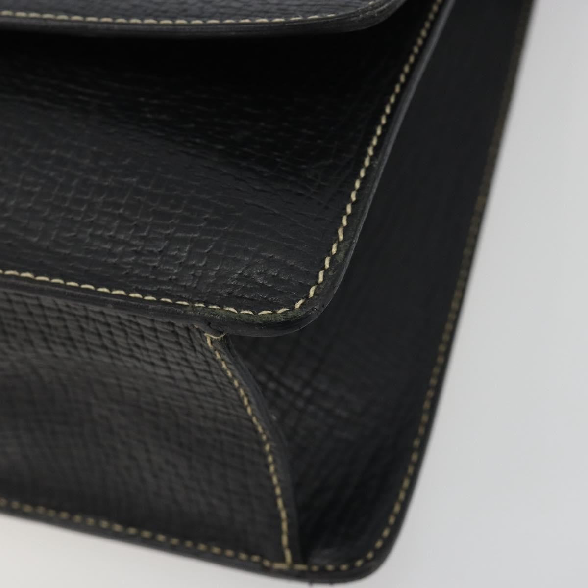 Loewe Barcelona Top Handle Leather Black Leather Handbag (Pre-Owned)