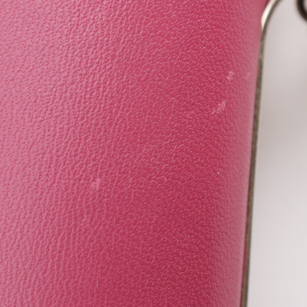 Valentino Garavani Va Va Voom Clutch Leather Pink Leather Shoulder Bag Bag (Pre-Owned)