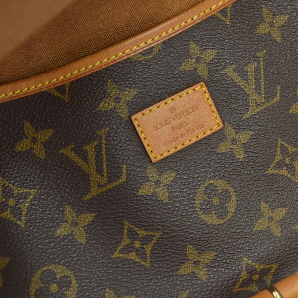 Louis Vuitton Saumur Monogram Canvas Brown Canvas Shoulder Bag Bag (Pre-Owned)