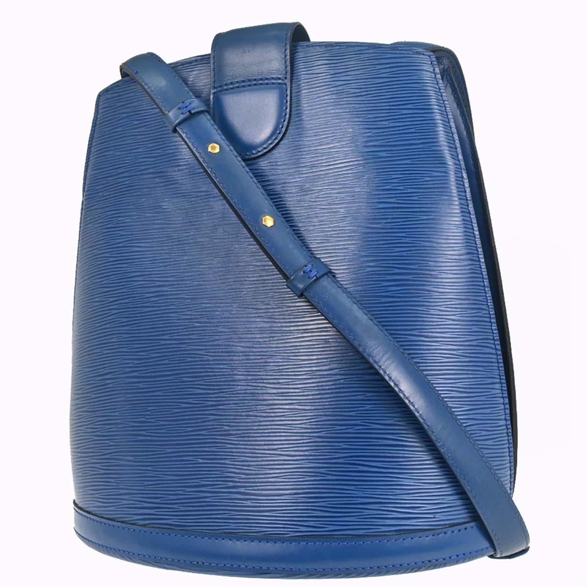 Louis Vuitton Cluny Epi Blue Leather Shoulder Bag Bag (Pre-Owned)