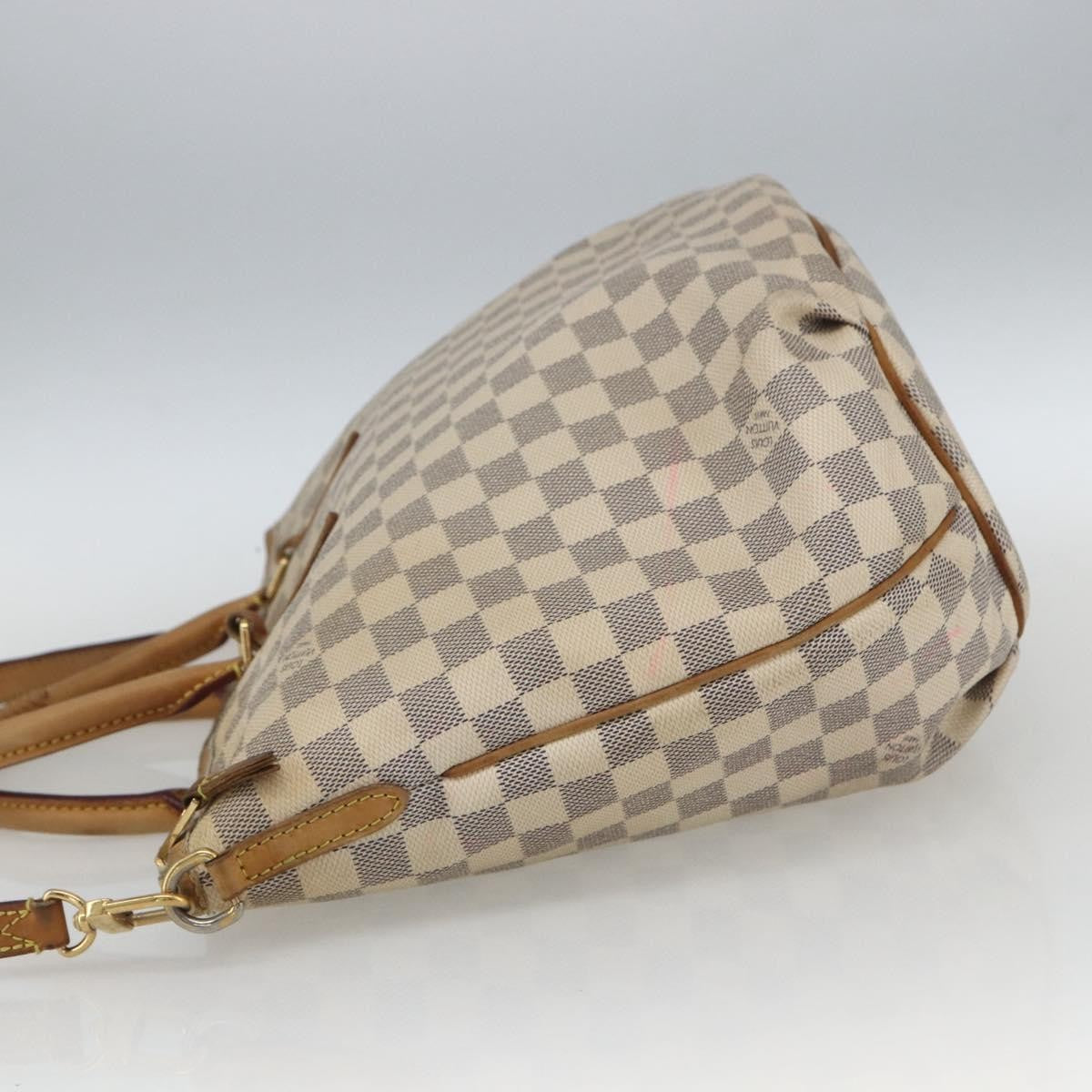 Louis Vuitton Riviera Damier Beige Canvas Handbag (Pre-Owned)