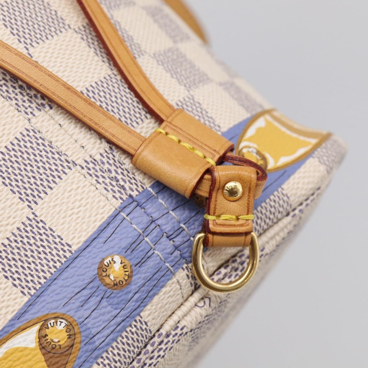 Louis Vuitton Neverfull Nm Limited Edition Damier Summer Trunks Multicolour Canvas Tote Bag Bag (Pre-Owned)