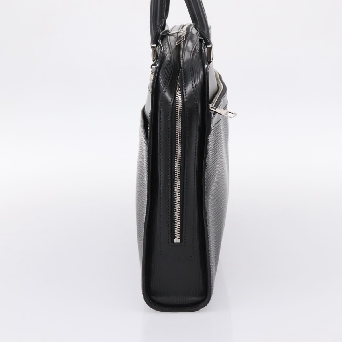 Louis Vuitton Bassano Epi Leather Black Leather Briefcase Bag (Pre-Owned)