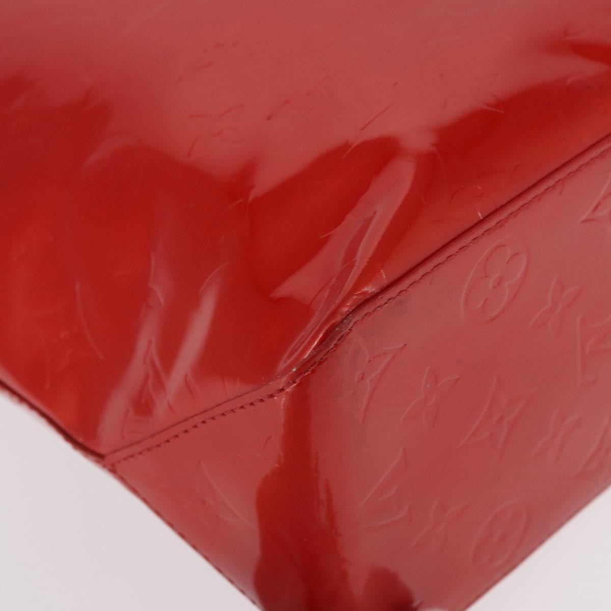 Louis Vuitton Reade Monogram Vernis Red Patent_Leather Handbag (Pre-Owned)