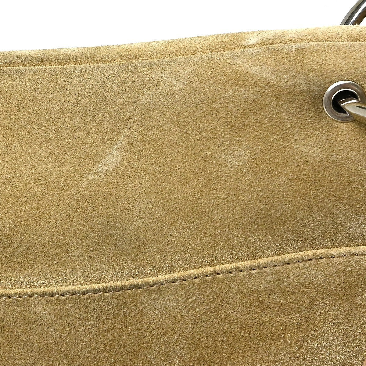 Christian Dior Admit It Suede Beige Suede Shoulder Bag Bag (Pre-Owned)