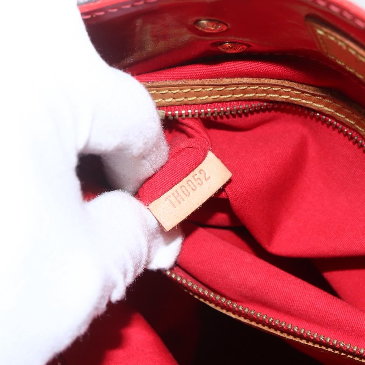 Louis Vuitton Reade Monogram Vernis Red Patent_Leather Handbag (Pre-Owned)