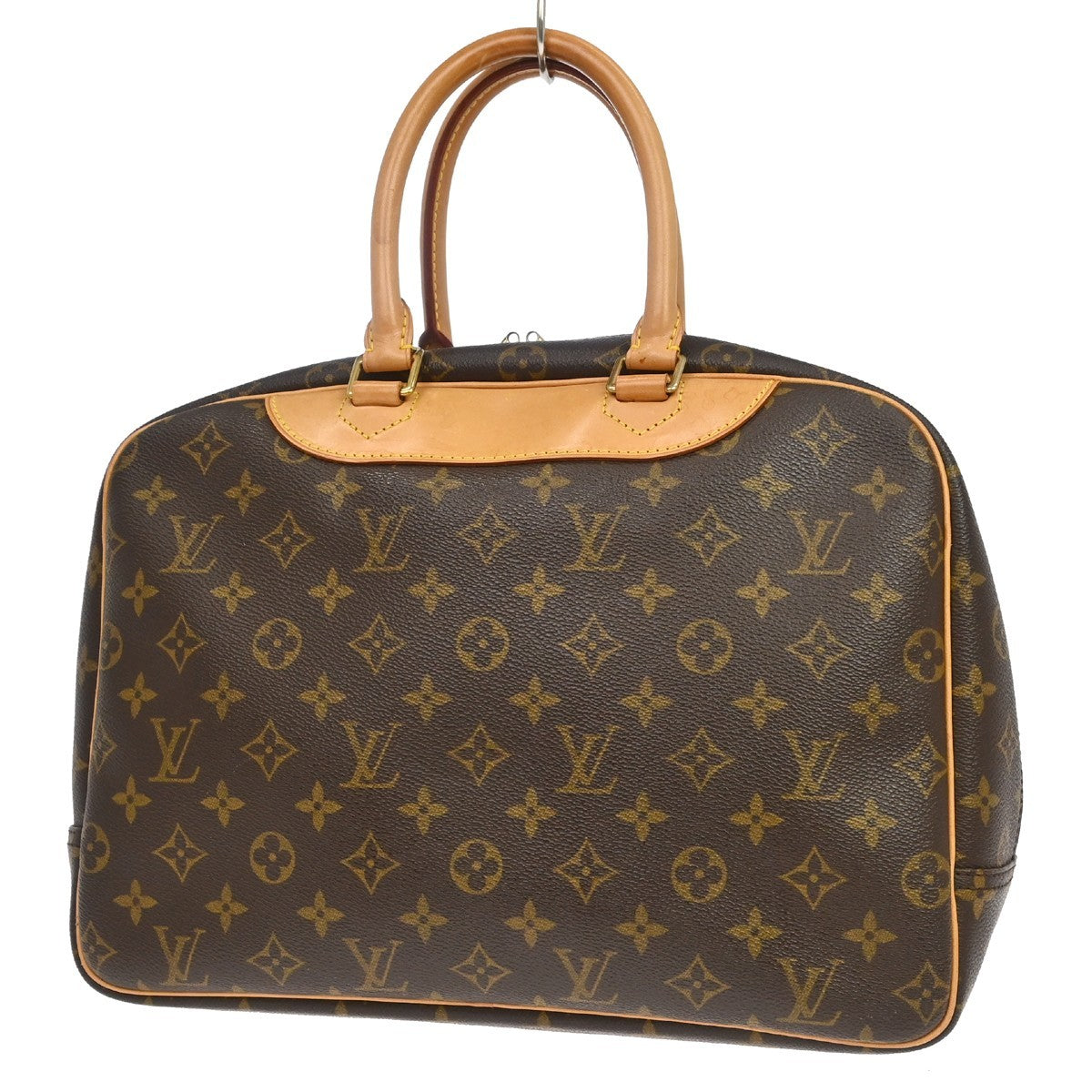 Louis Vuitton Deauville Monogram Canvas Brown Canvas Handbag (Pre-Owned)