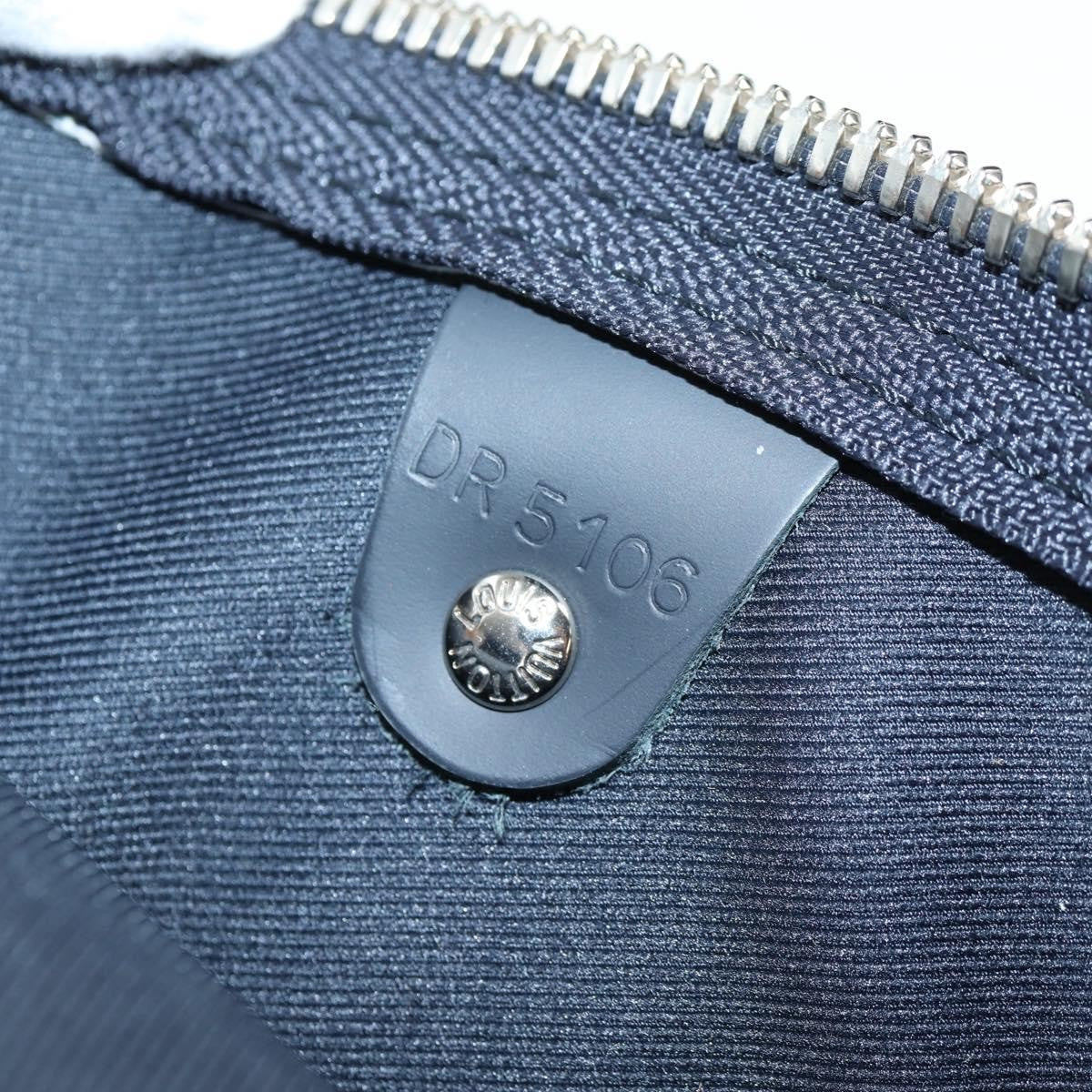 Louis Vuitton Keepall Bandouliere Limited Edition Chapman Savane Monogram Canvas Navy Canvas Travel Bag Bag (Pre-Owned)