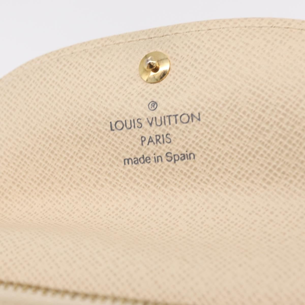 Louis Vuitton Solo Belt Damier White Canvas Clutche & Pouche Bag (Pre-Owned)