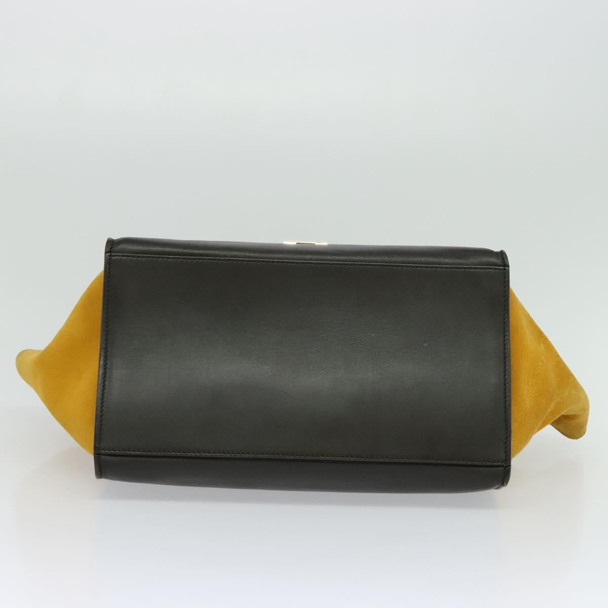 Celine Trapeze Leather With Suede Multicolour Leather Handbag (Pre-Owned)